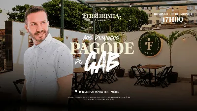 Ferreirinha Méier apresenta: Pagode do Gab - Domingo dia 02/08