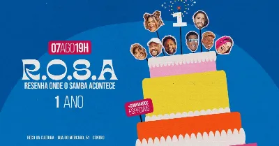 RESENHA ONDE O SAMBA ACONTECE 1 ANO !!!