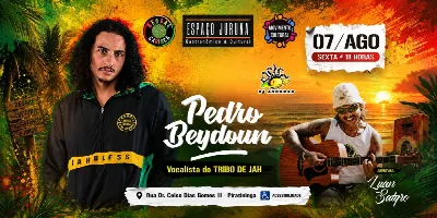 Pedro Beydoun vocalista tribo de Jah