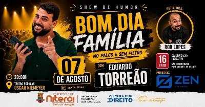 Bom Dia, Família!  No Palco e Sem Filtro com Eduardo Torreão