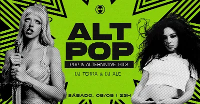 [festa] 23h: ALTPOP - Pop e Alternative Hits (Atuais e Nostalgia)