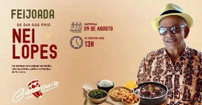Feijoada do dia dos Pais com Nei Lopes - 1° lote
