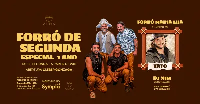 FORRÓ MARIA LUA CONVIDA TATO (FALAMANSA) + CLÉBER GONZAGA NO ALMA CAMPINAS | 10.08