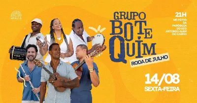 Roda de Samba do Grupo Botequim - Edição de agosto