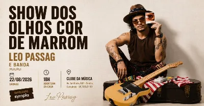 Show Dos Olhos Cor De Marrom - Leo Passag e Banda