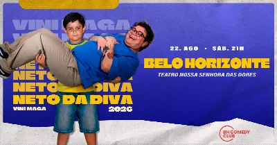 Vini Maga em BH - Comédia Stand up: Neto da Diva