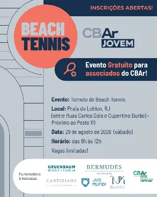 Beach Tennis do CBAr Jovem