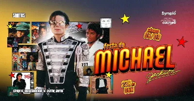 ESTREIA: Festa do Michael Jackson em SANTOS - Rua Do Comércio, 14