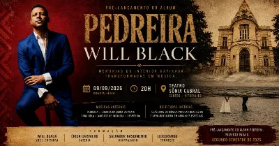 Will Black apresenta Pedreira | Teatro Sônia Cabral