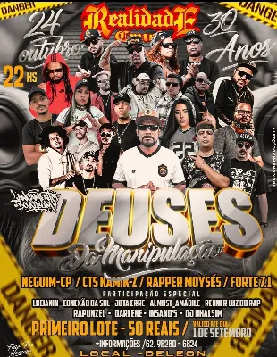 SHOW DE LANÇAMENTO: ÁLBUM DEUSES DA MANIPULAÇÃO  NEGUIM CP