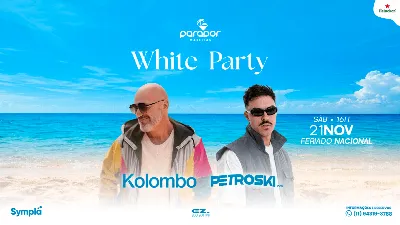 PARADOR MARESIAS | 21 NOVEMBRO | WHITE PARTY - KOLOMBO - PETROSKI